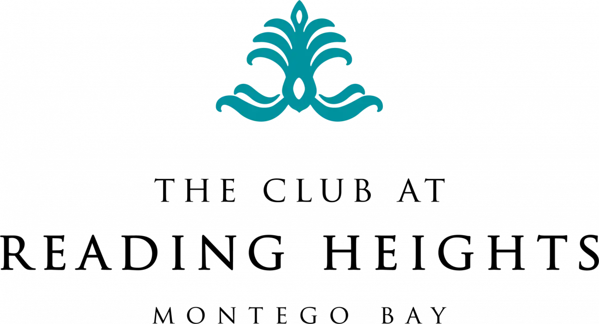Teal ornamental emblem above black RH wordmark on white background